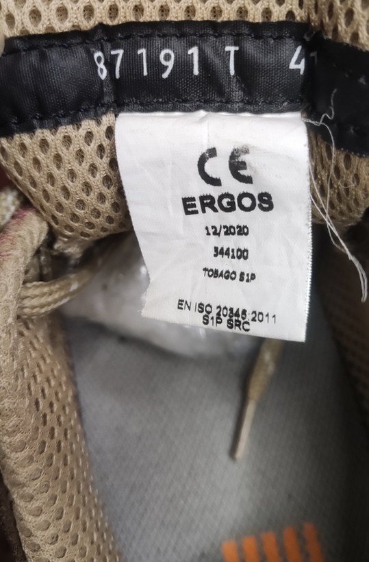 کفش ایمنی ERGOS