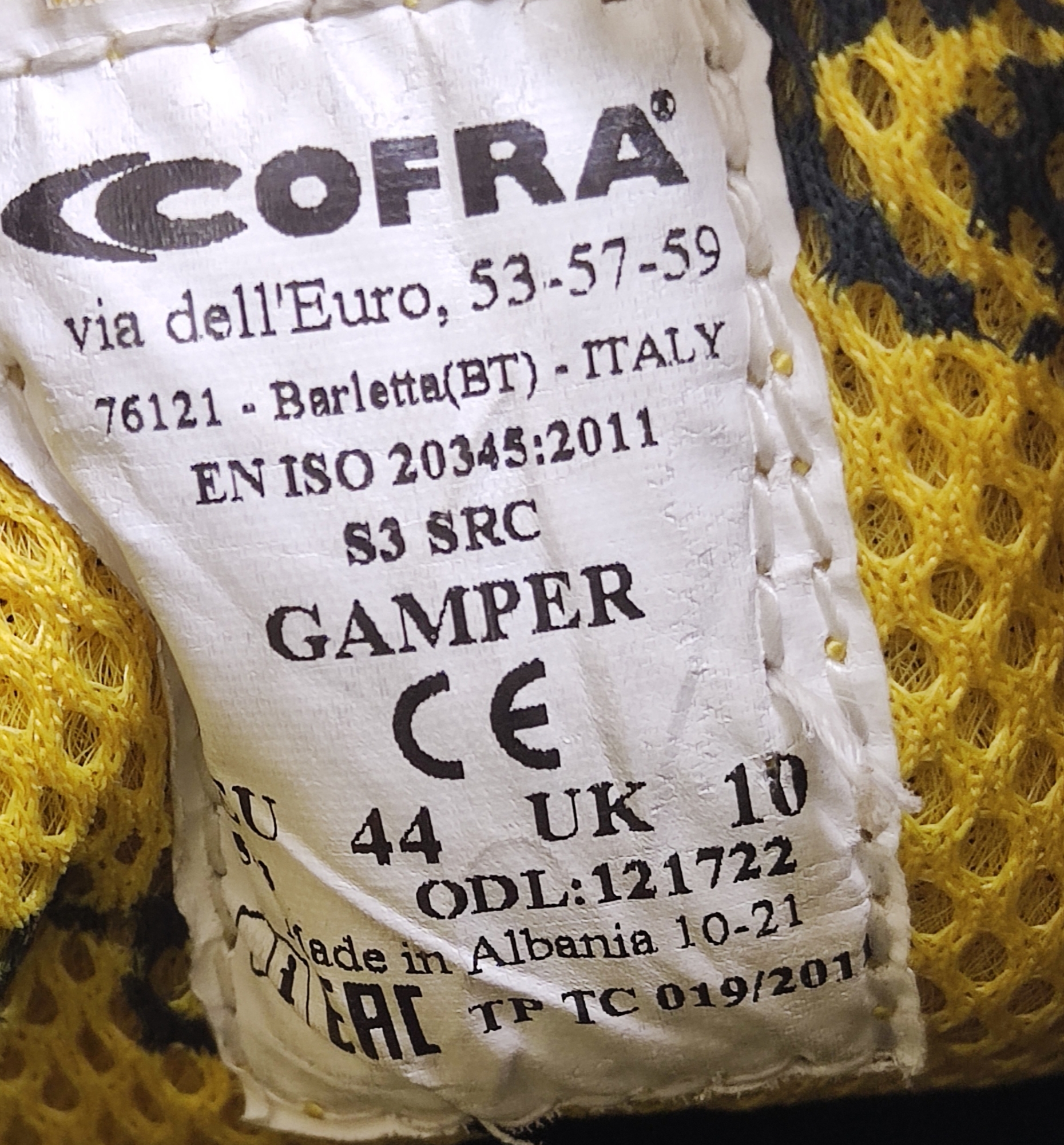 کفش ایمنی COFRA