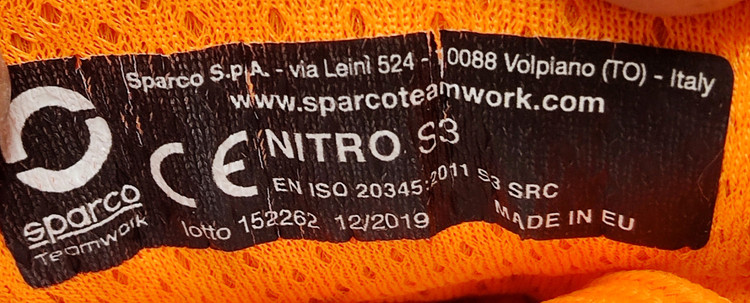 کفش ایمنی Sparco
